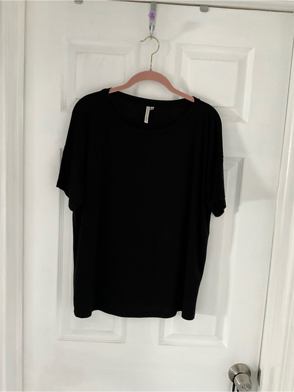 Banana Republic Black Sleeve Sleeve Relaxed Fit Pullover Top Size Medium